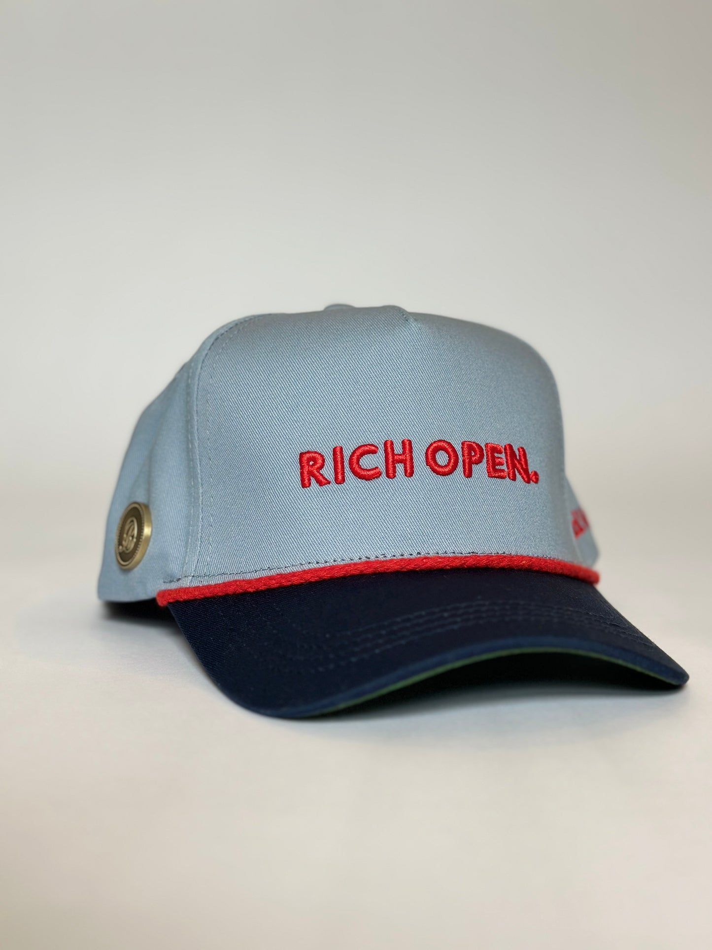 Coastal Open Hat - Brass Ball Marker Included.