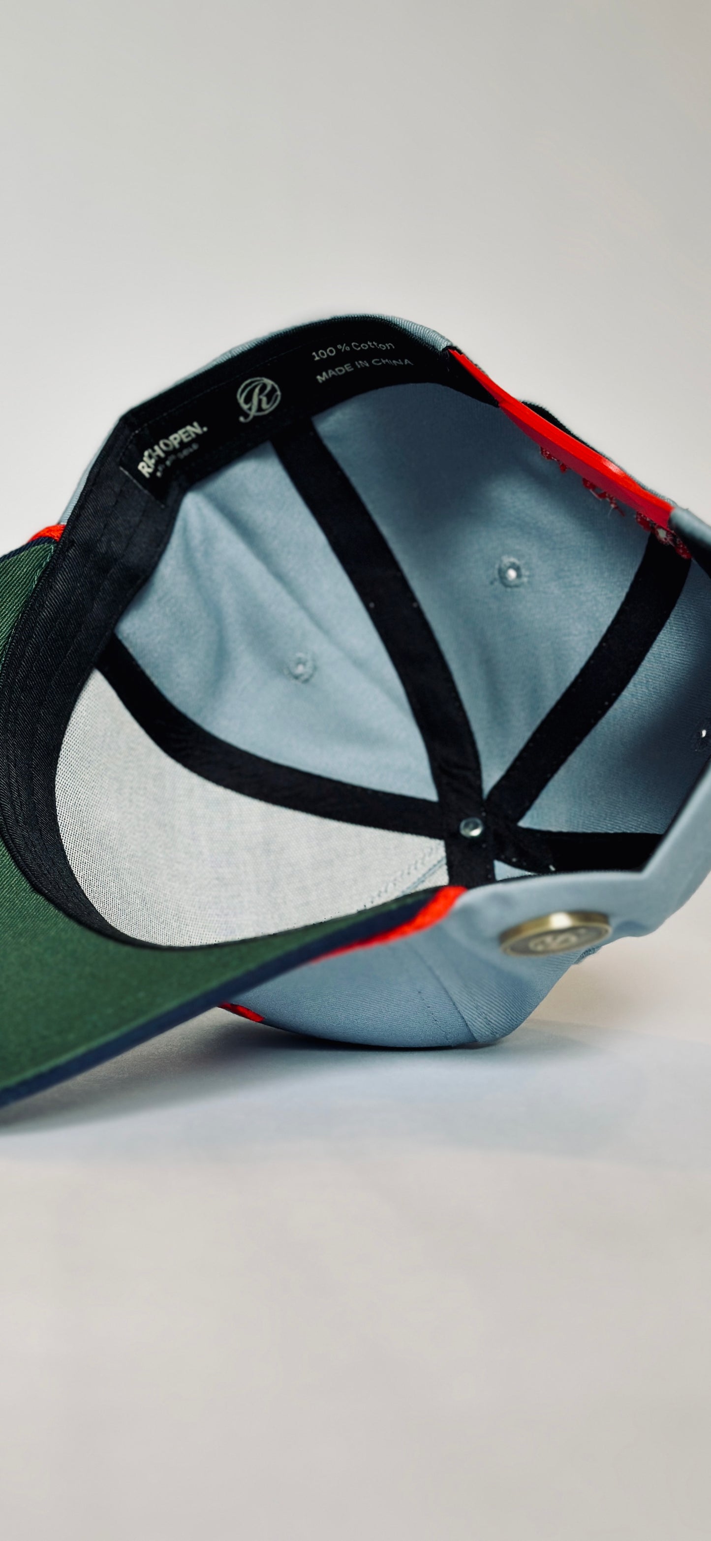Coastal Open Hat - Brass Ball Marker Included.