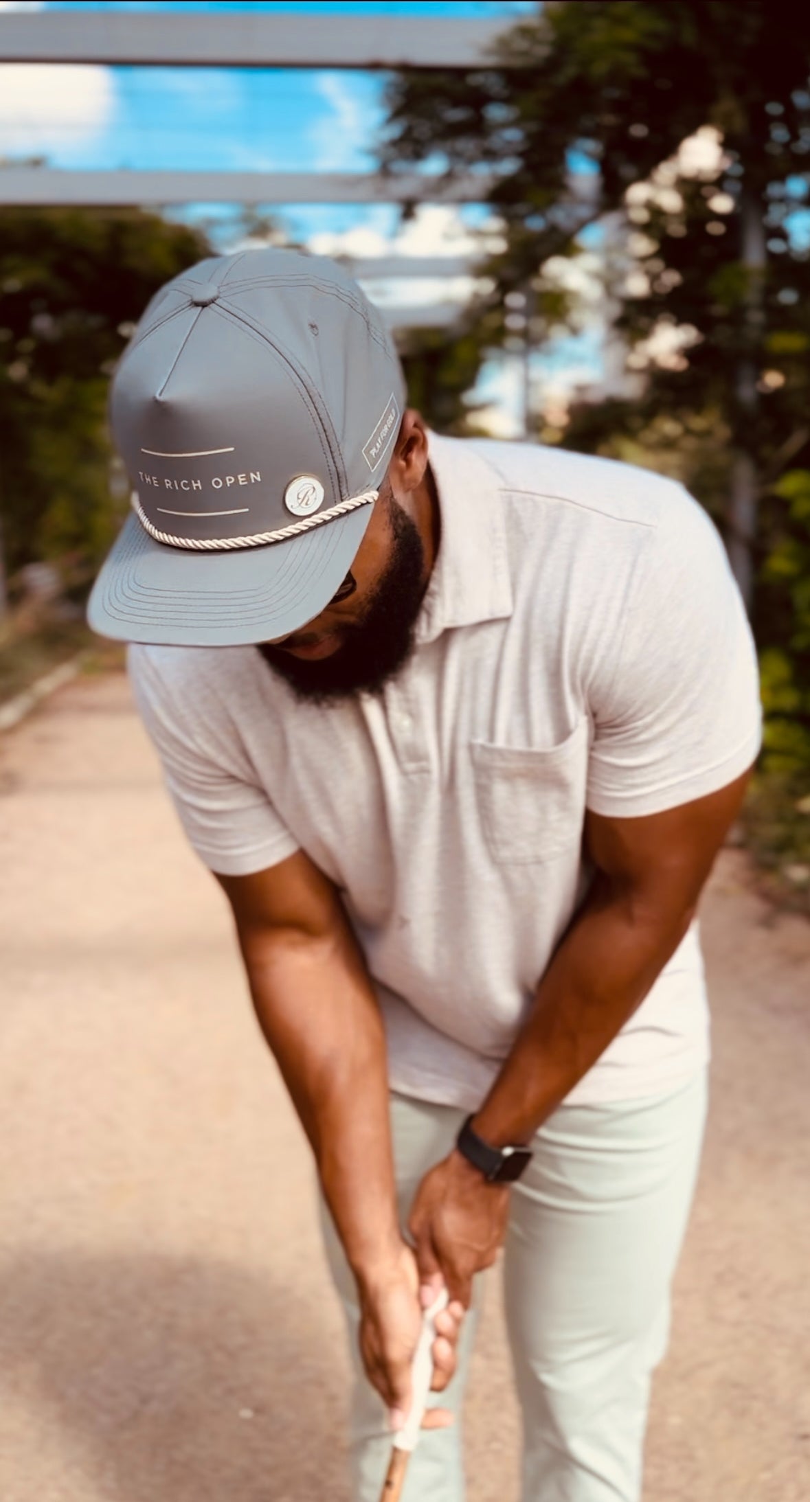 Limitless Everyday Hat – Muted Green Includes Free Brass Ball Marker