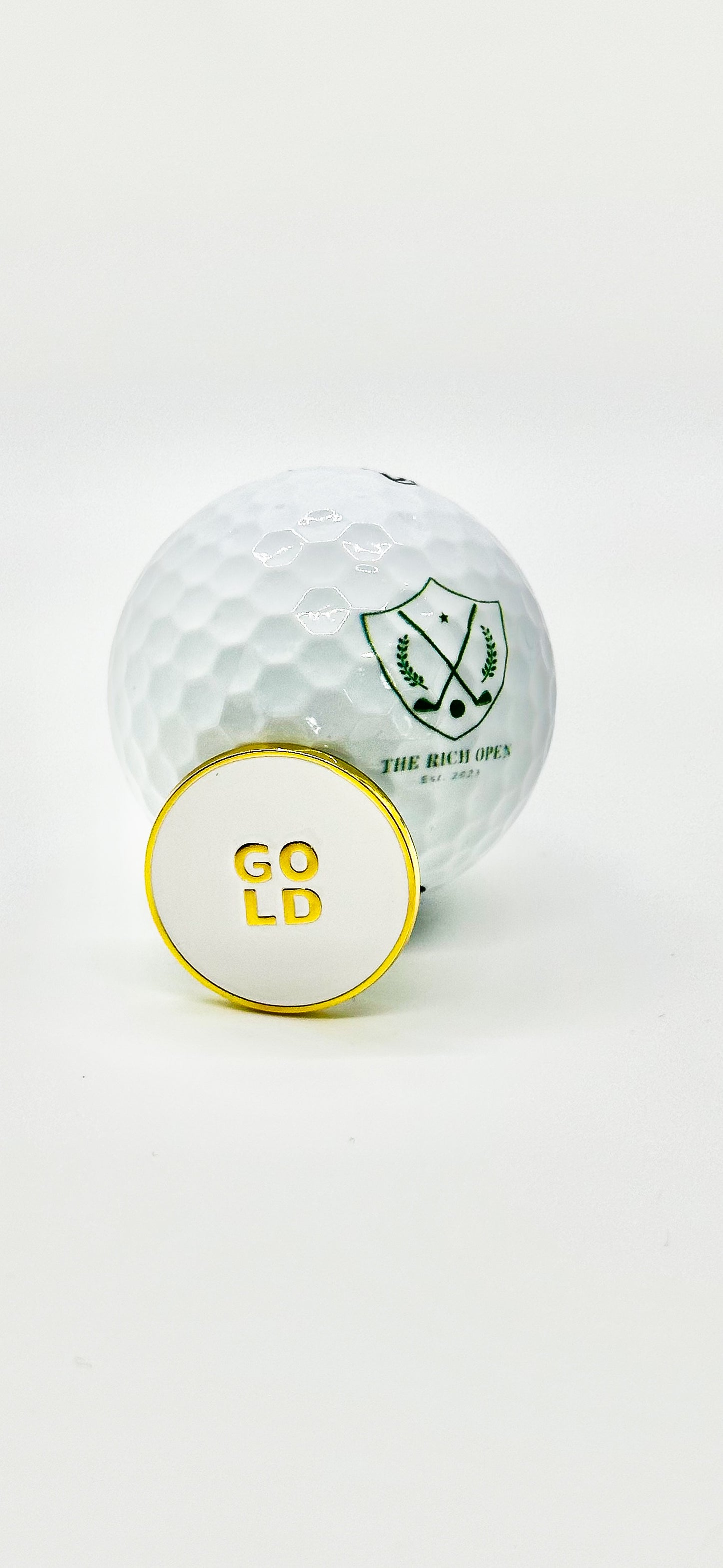 Vintage Ash + Gold Ball Marker