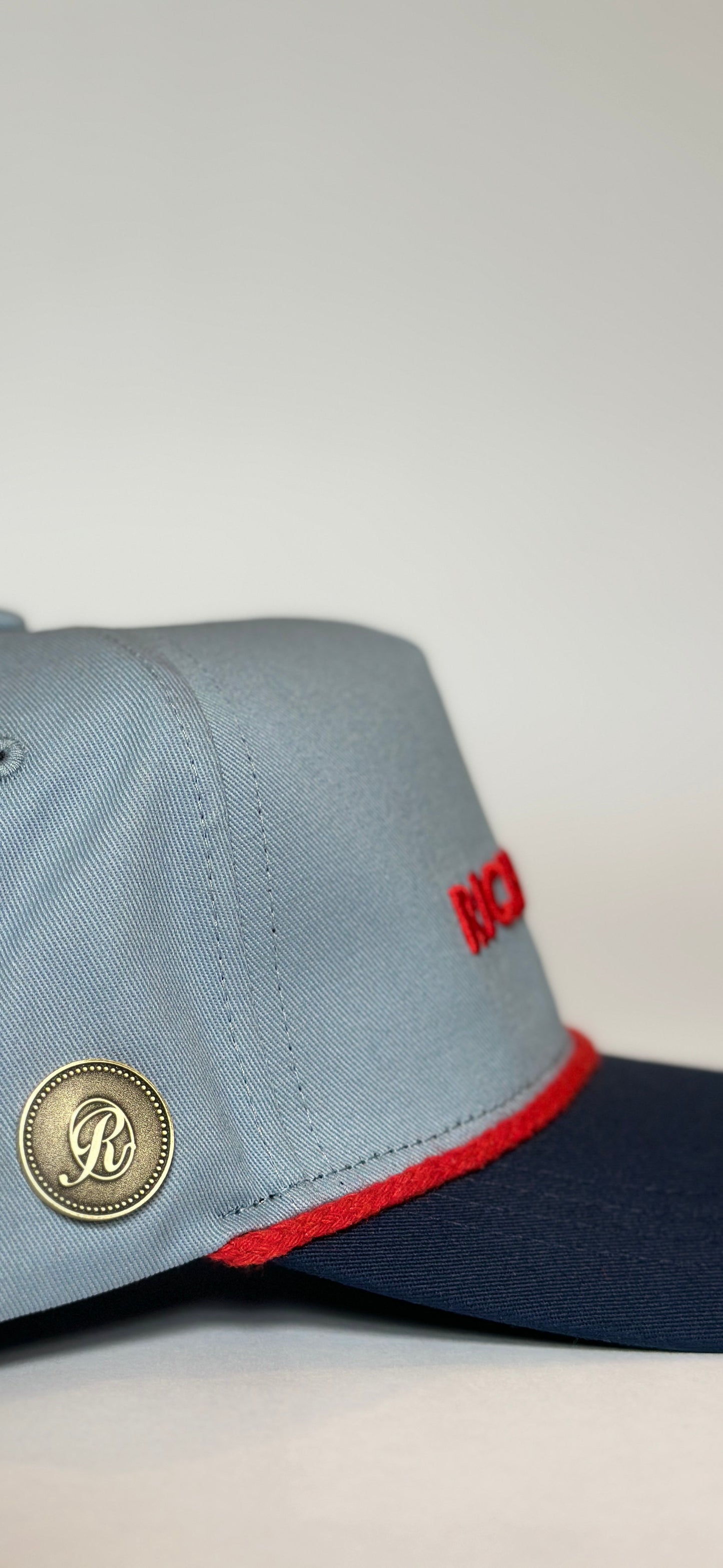 Coastal Open Hat - Brass Ball Marker Included.