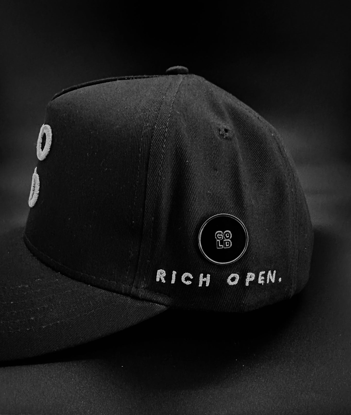 Up & Down “GOLD” Hat - Black (Black Ball Marker included)