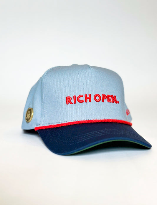 Coastal Open Hat - Brass Ball Marker Included.