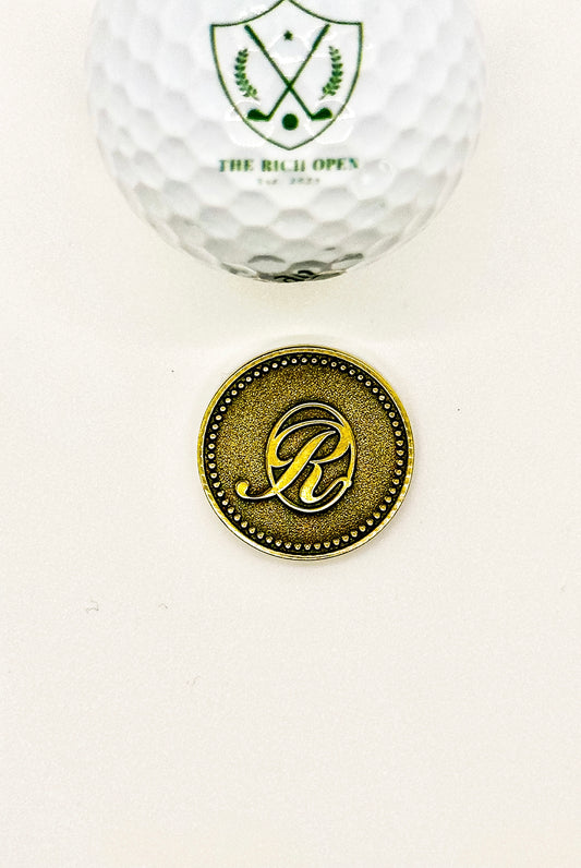 Vintage Brass Ball Marker